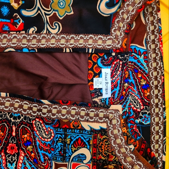 Joan Rivers, 2XL 3/4 sleeve, lined, glamours travel jacket. - Picture 9 of 16